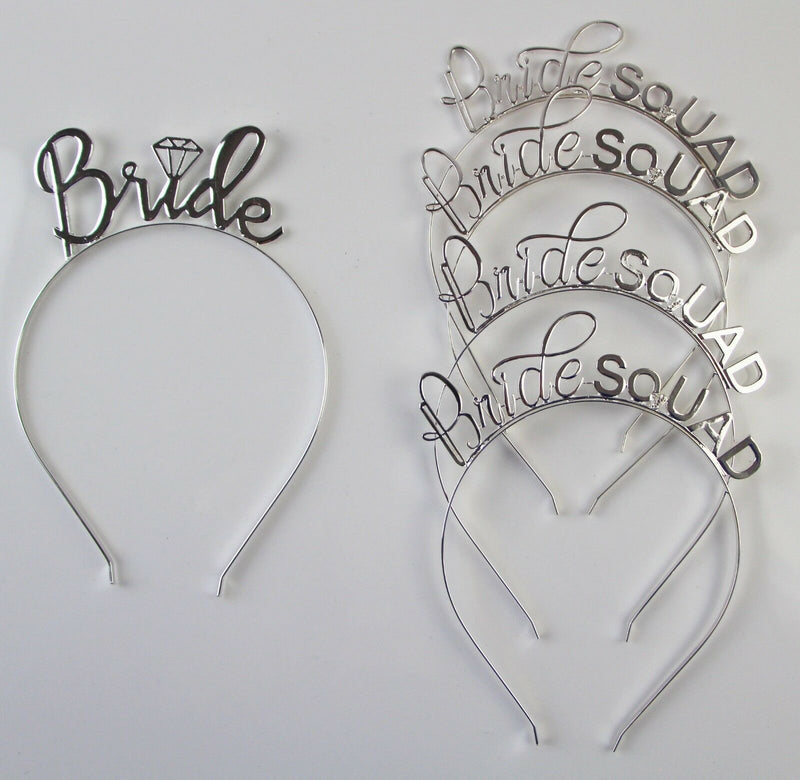 Bridal Tiara Bride To Be Bridesmaid Shower Hens Party Silver Crown Headband