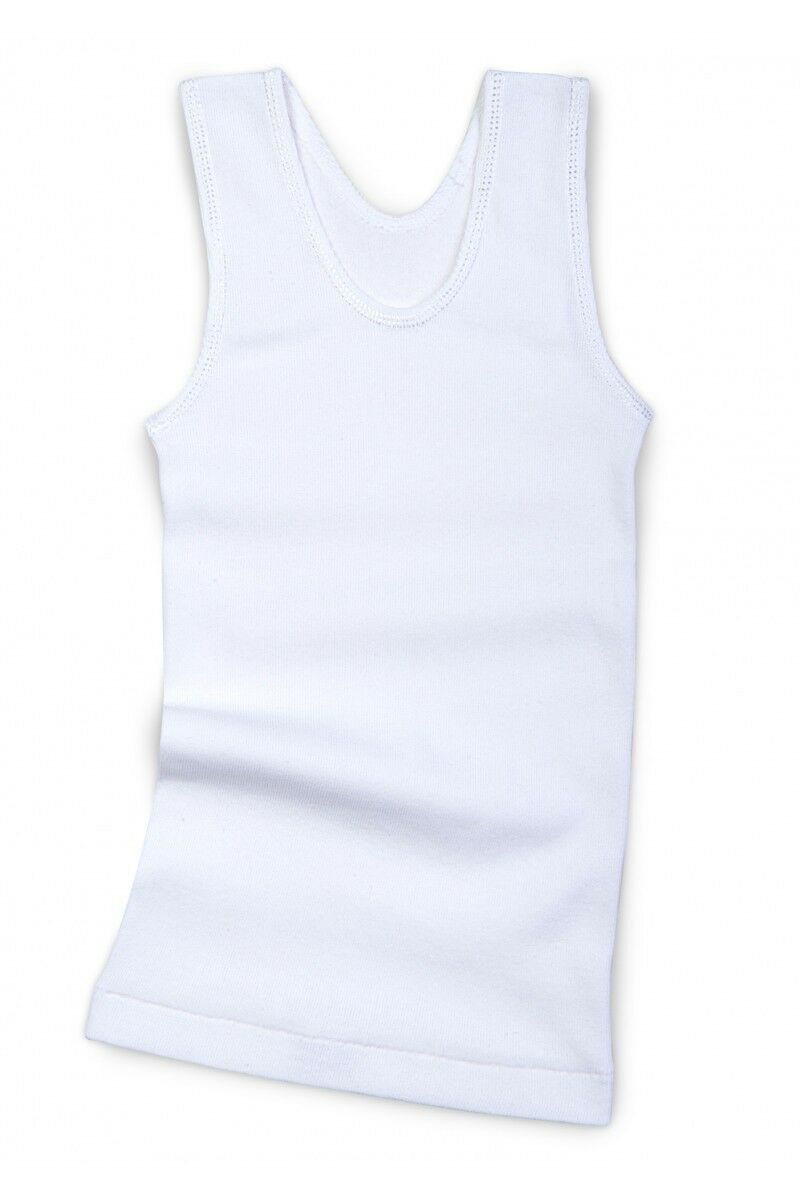 Kids Boys Bonds Chesty Singlet White