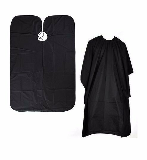 50 X Black Hairdressing Gown Cutting Cape Barbe Hairdresser Salon Equipment