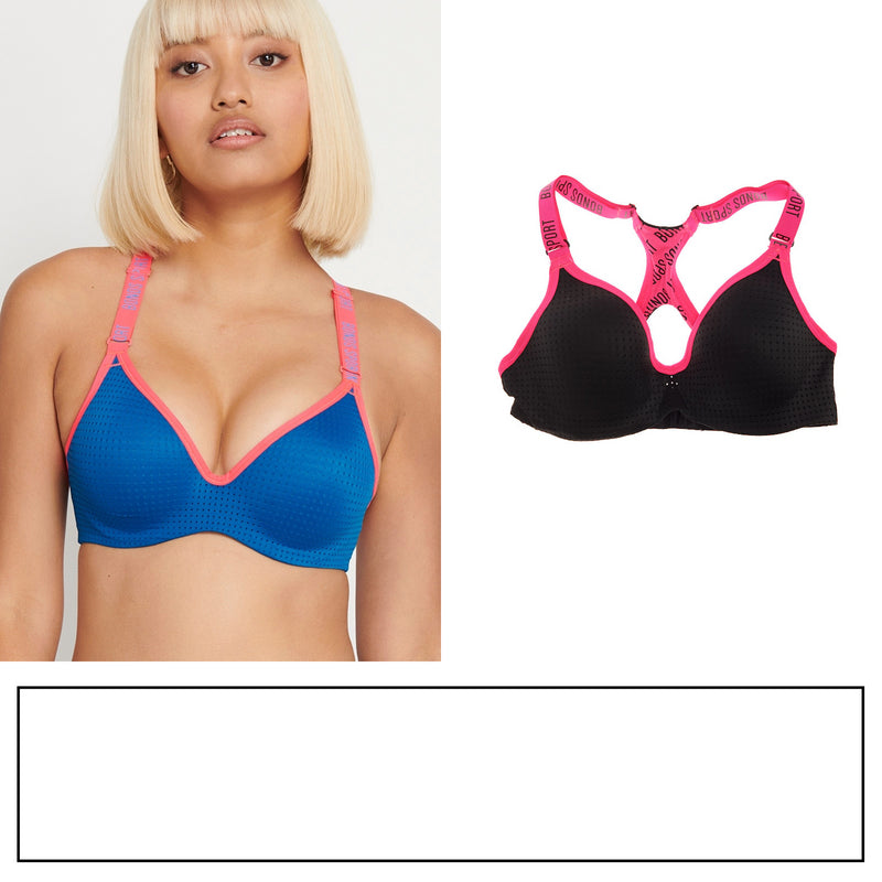 Bonds Sporty Top Mesh Bra - Sports Crop Training Medium Impact