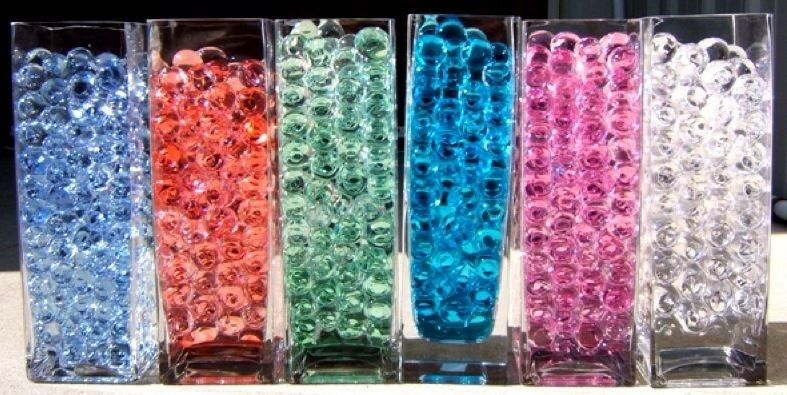 10G Crystal Soil Water Beads Jelly Ball Vase Filler Home Wedding Decorations