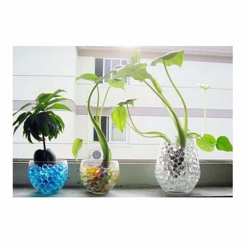 5 Pack X Crystal Soil Water Beads Jelly Ball Vase Filler Home Wedding