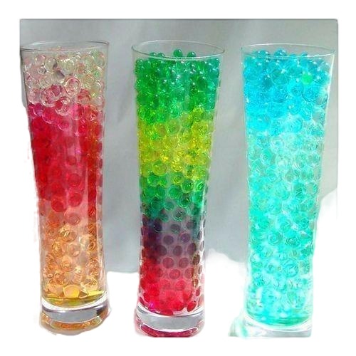 20 Pack X Crystal Soil Water Beads Jelly Ball Vase Filler Home Wedding