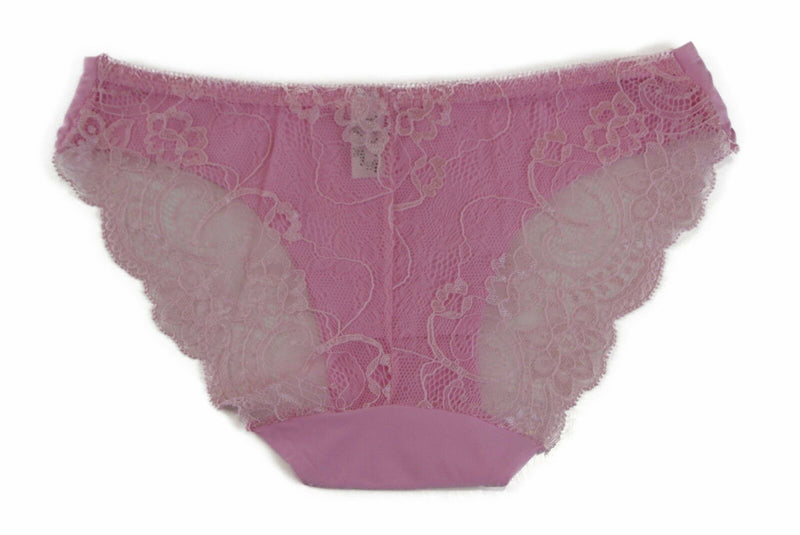 Womens Sexy Underwear With Lace Back Panties Undies Baby Pink Lingerie