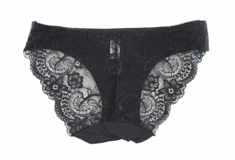 Womens Sexy Underwear With Lace Back Panties Undies Black Lingerie