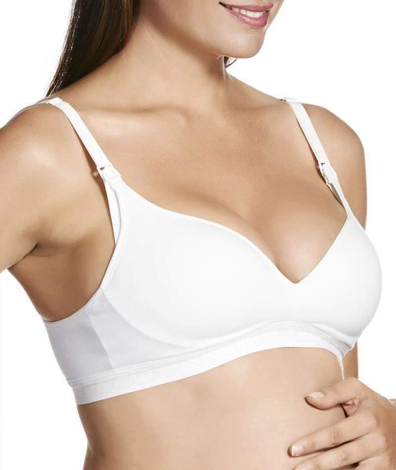 Bonds Bumps Easyfit Tops Bra - Maternity Black White Crop