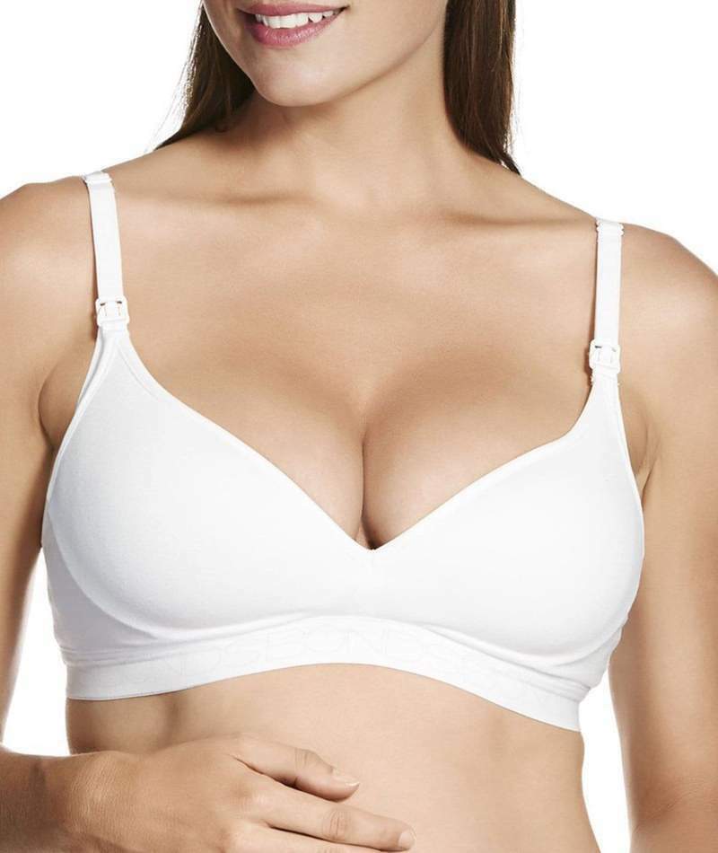 Bonds Bumps Easyfit Tops Bra - Maternity Black White Crop