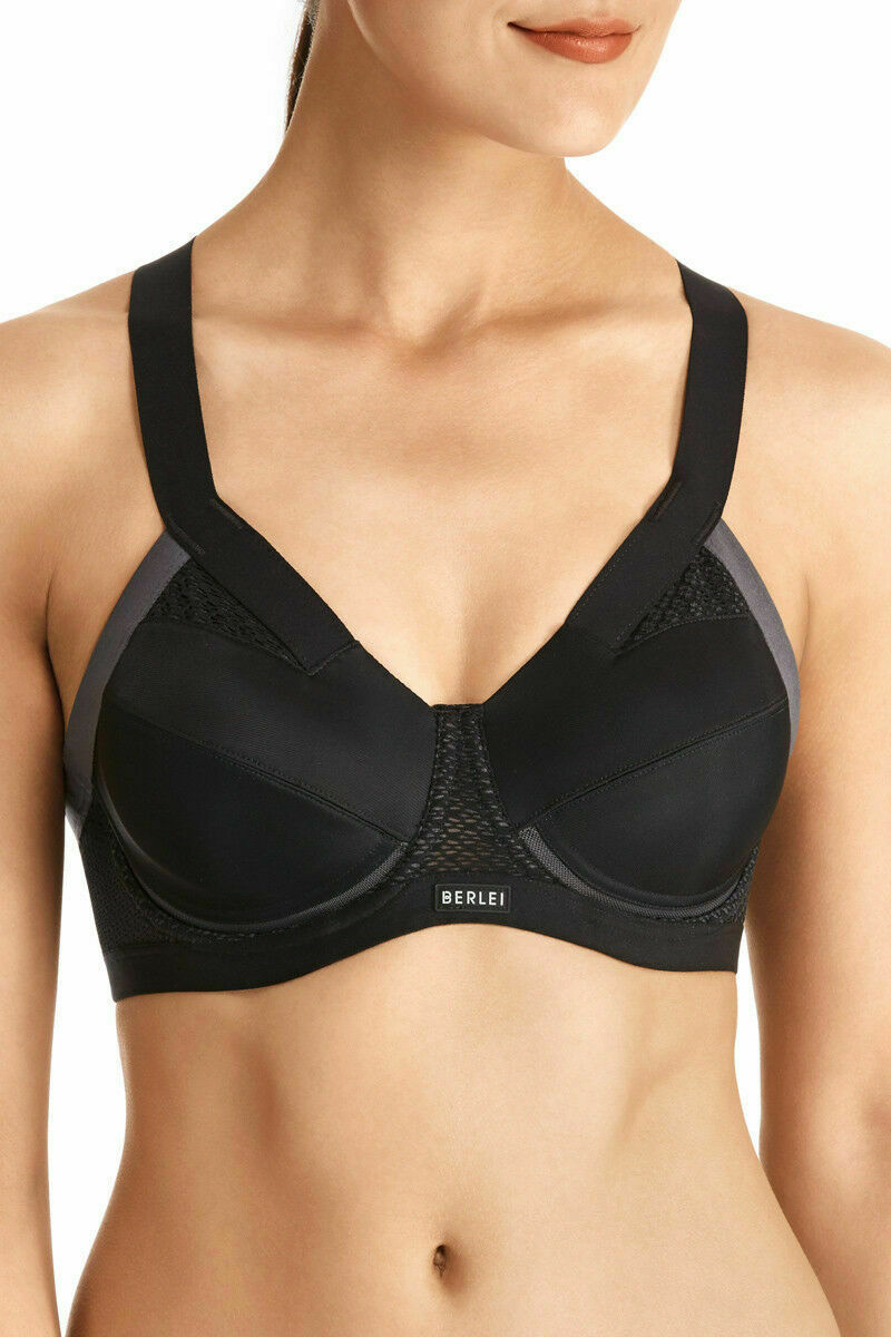 Womens Berlei Shift High Impact Underwire Sports Bra Black