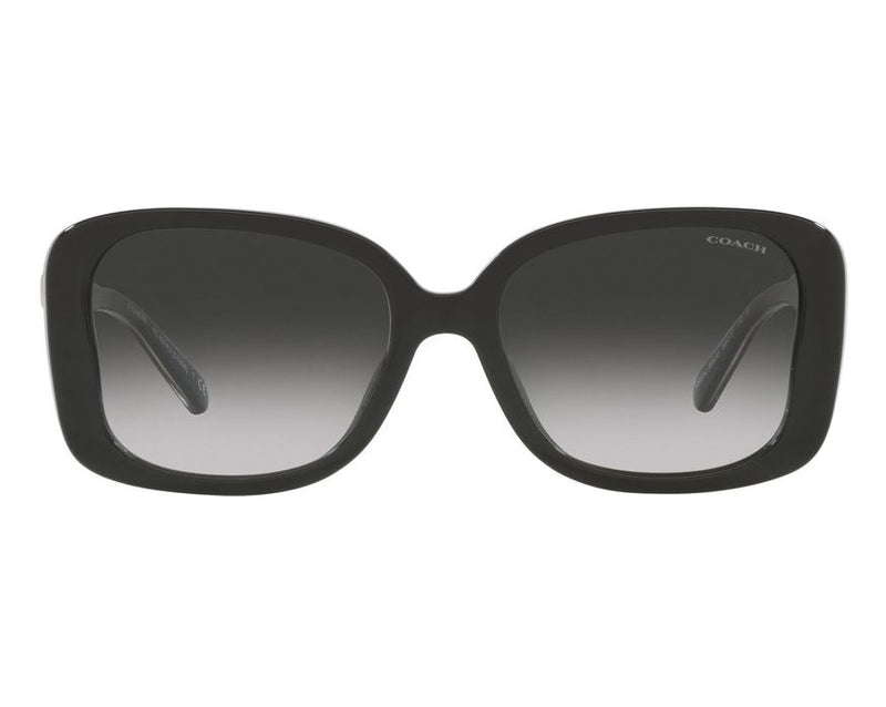 Womens Coach Sunglasses Ch8334u Black/ Grey Gradient Sunnies