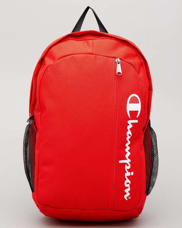 Champion Fashion Backpack - Red Bag Travel Work School