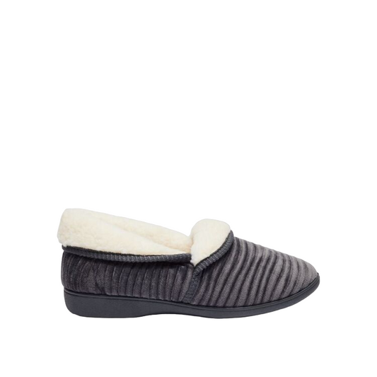 Womens Grosby Catherine Slippers Charcoal