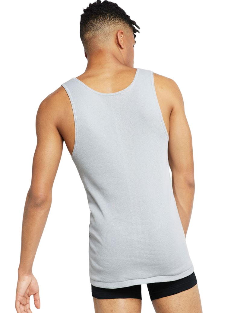 6 Pack Mens Bonds X-Temp Chesty Tank Top Singlets Grey