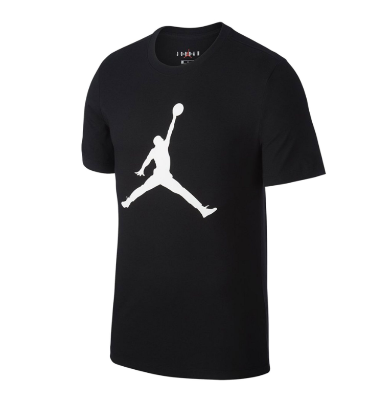 Mens Nike Jordan Jumpman Black/ White Logo T-Shirt Causal Tee