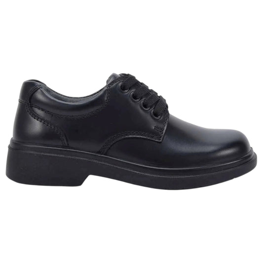 Unisex Kids Clarks Detroit Junior Shoes Black