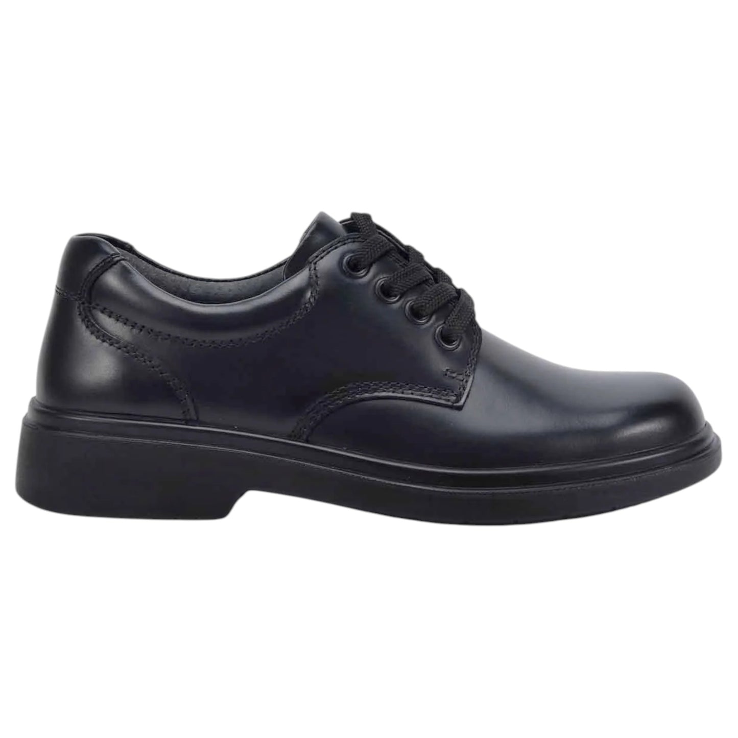 Unisex Kids Clarks Detroit Senior Shoes Black