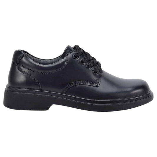 Unisex Kids Clarks Detroit Senior Shoes Black