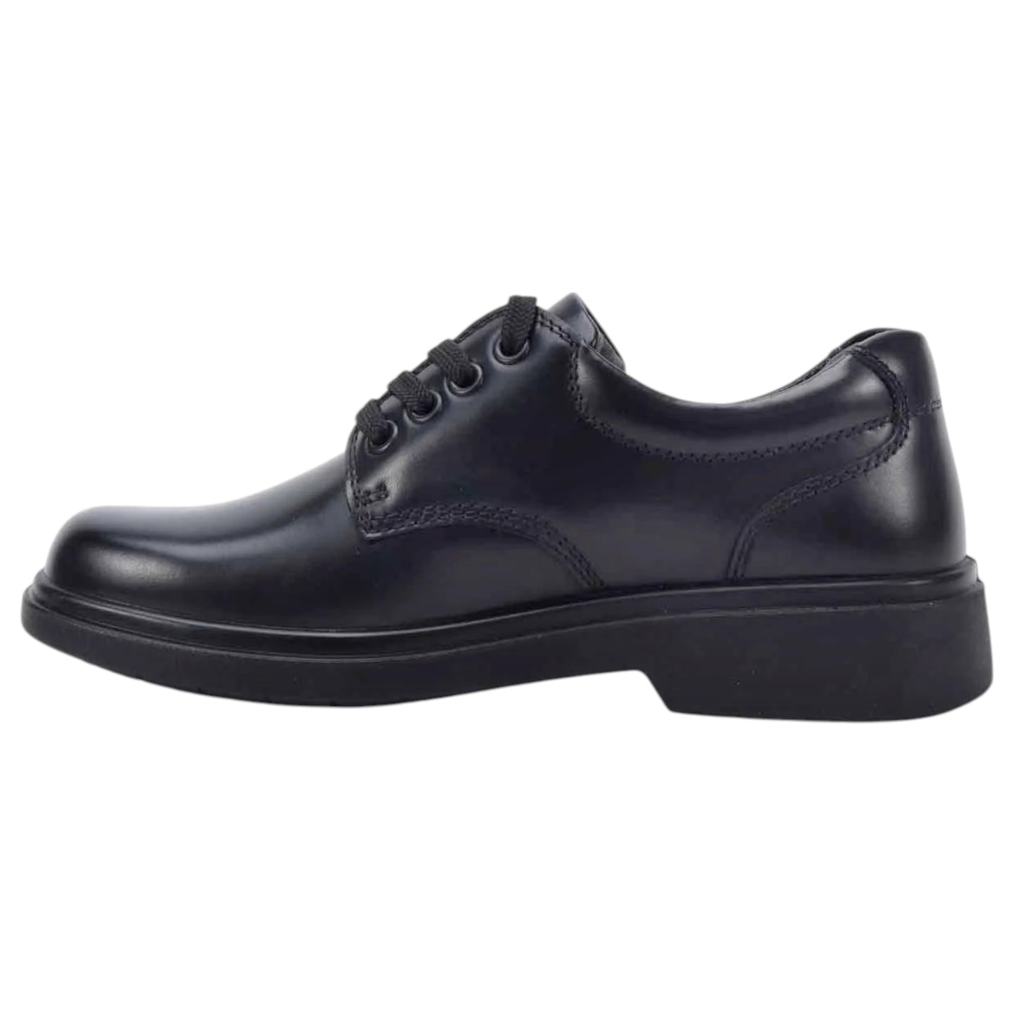 Unisex Kids Clarks Detroit Senior Shoes Black