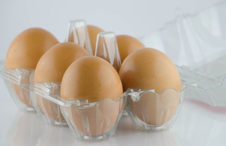 25 X Clear Duck Egg Cartons For Half Dozen 6 Large Eggs