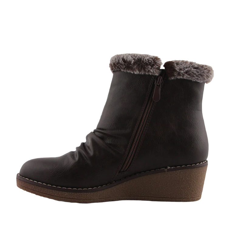 Womens Bellissimo Cleary Shoes Chocolate Dress Winter Ladies Boots