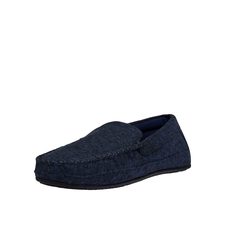 Mens Grosby Colin Slippers Navy