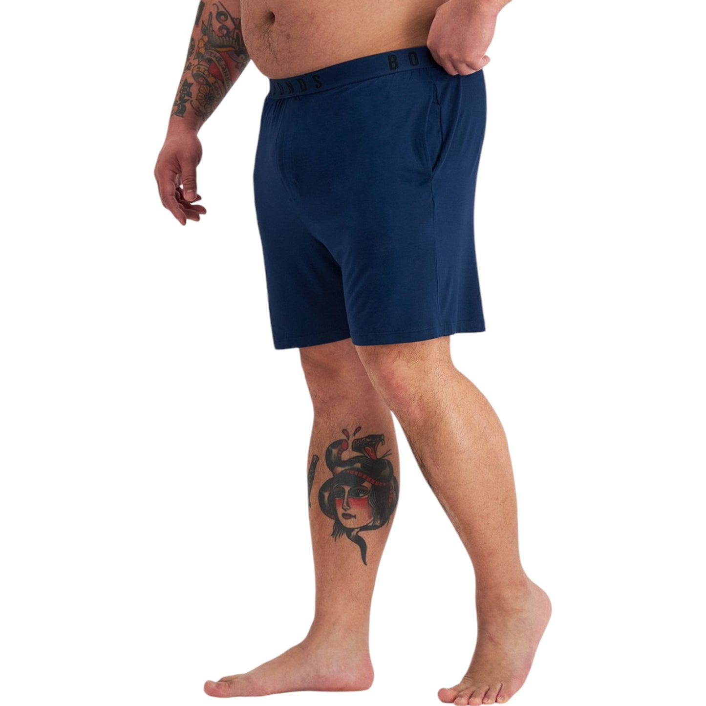 Mens Bonds Sleep Viscose Bamboo Shorts Navy