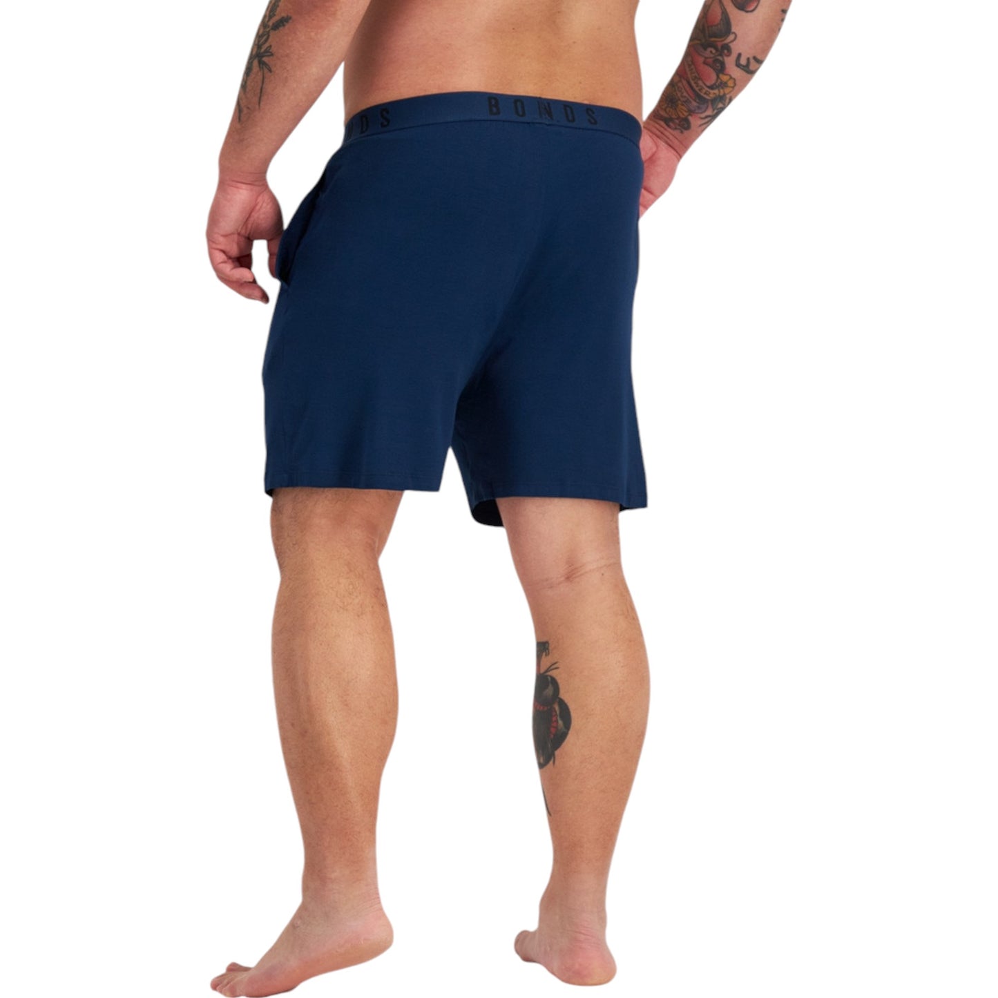 Mens Bonds Sleep Viscose Bamboo Shorts Navy