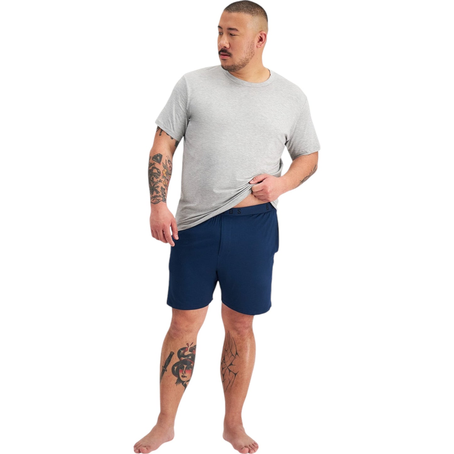 Mens Bonds Sleep Viscose Bamboo Shorts Navy