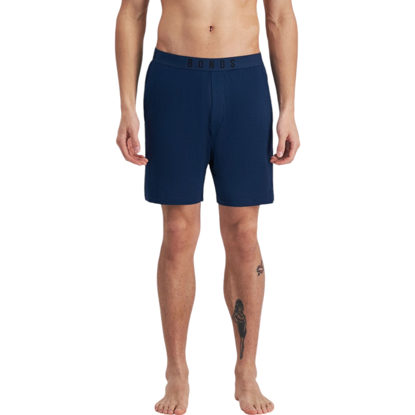 Mens Bonds Sleep Viscose Bamboo Shorts Navy