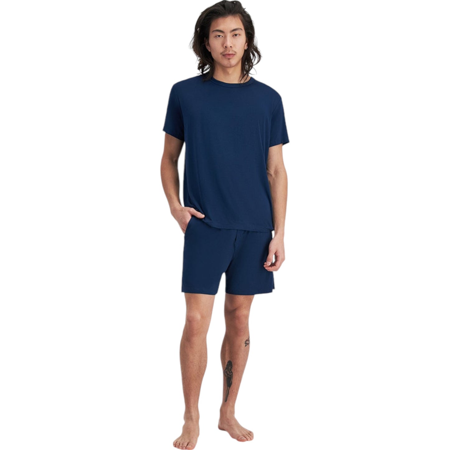 Mens Bonds Sleep Viscose Bamboo Shorts Navy