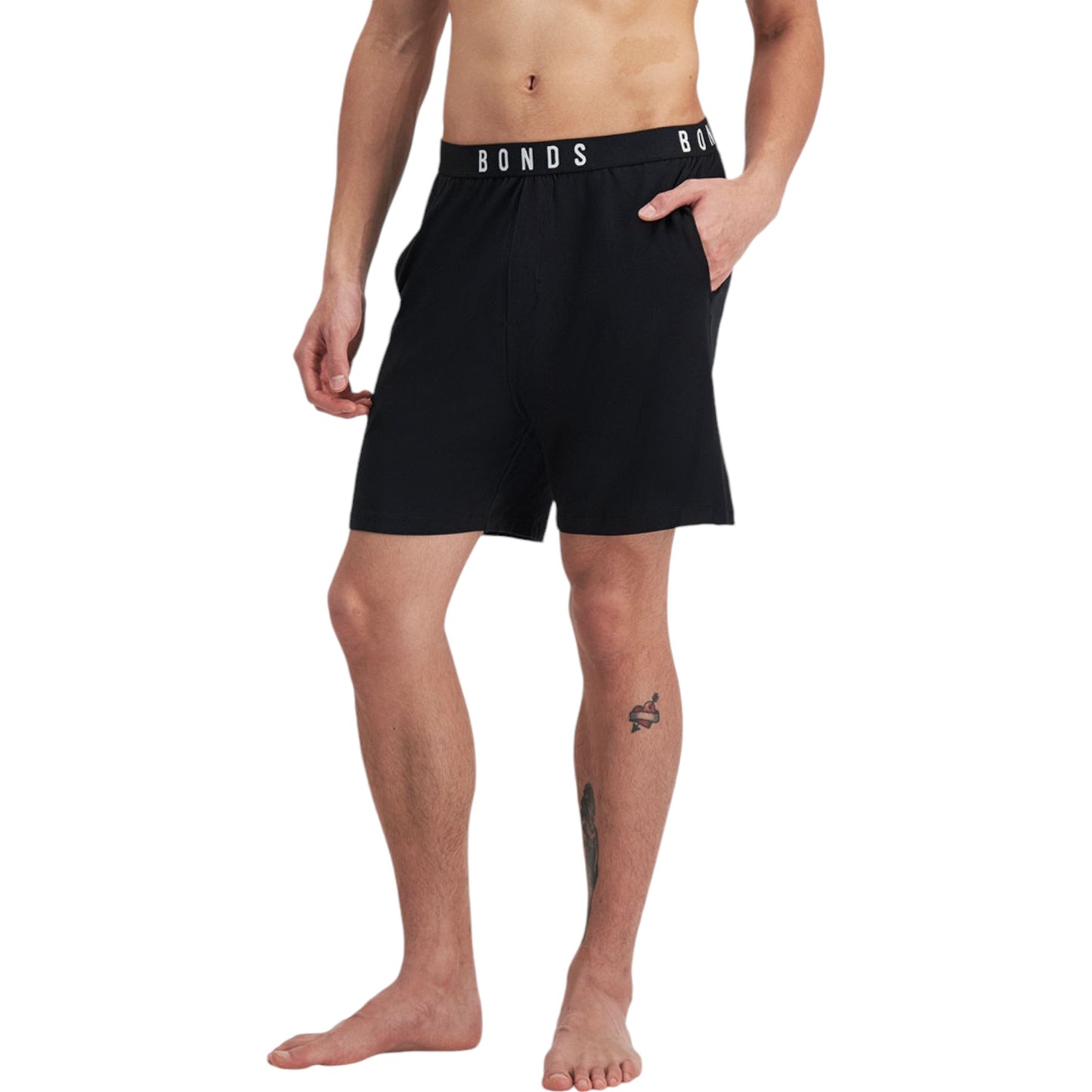 Bonds Mens Sleep Viscose Bamboo Black Shorts