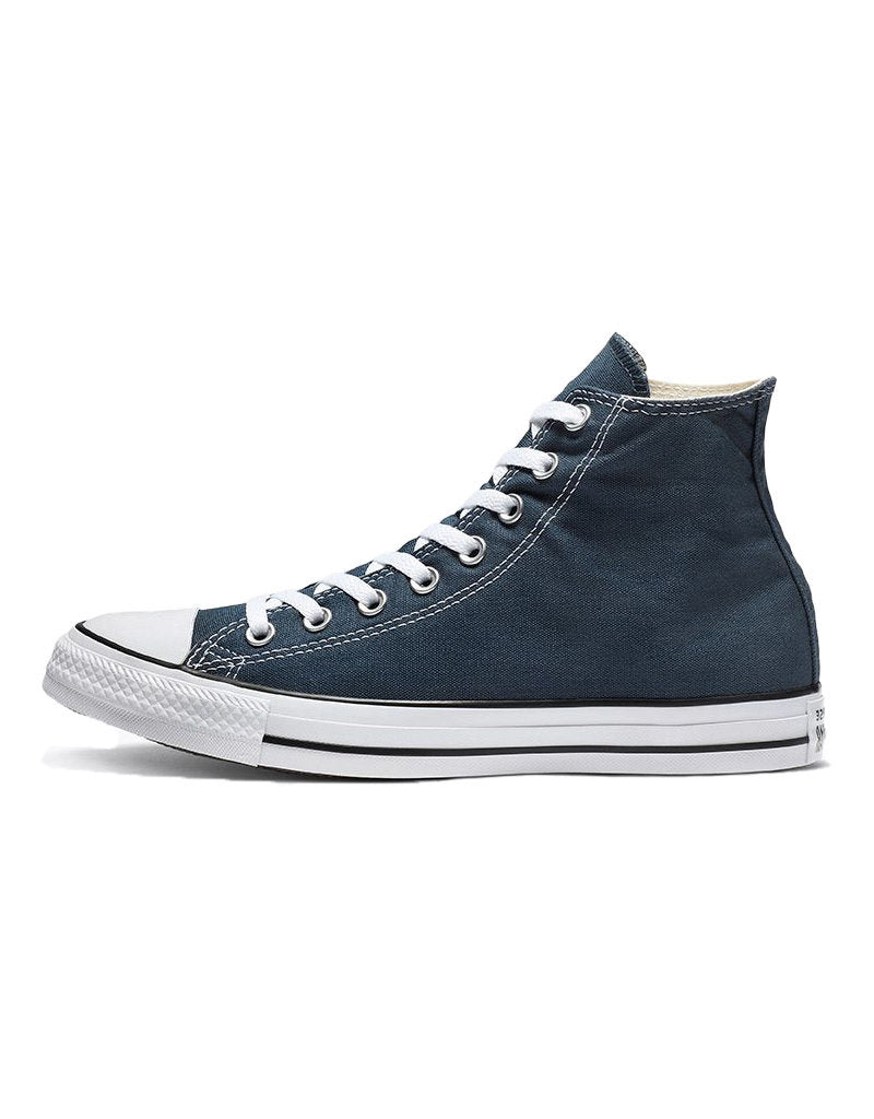 Mens Converse Chuck Taylor All Star Navy Hi Top Lace Up Casual Shoe