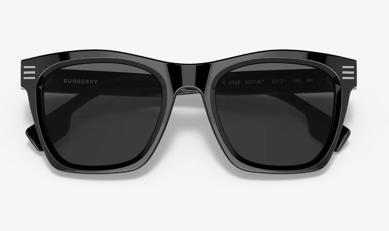 Mens Burberry Sunglasses Be4348 Cooper Black/Dark Grey Sunnies