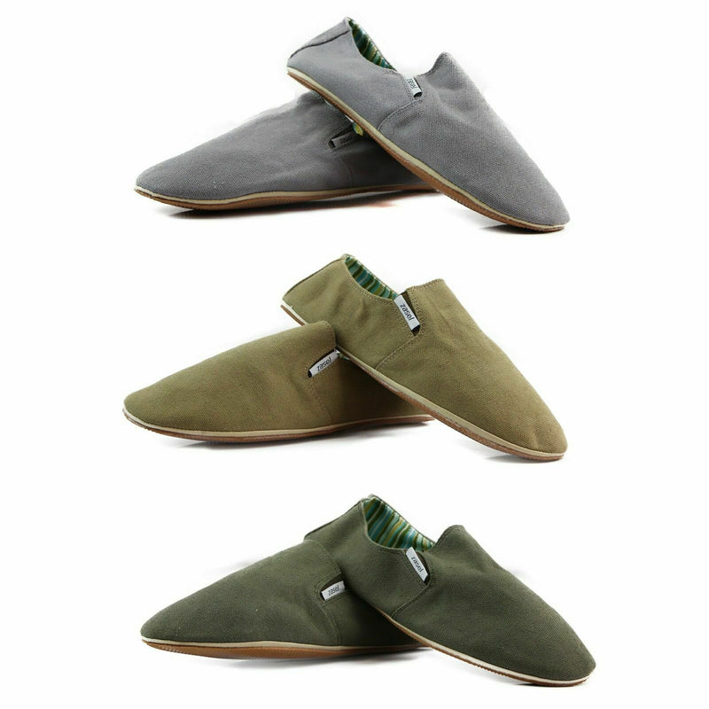 3 x Zasel Mens Cotton Canvas Casual Shoes