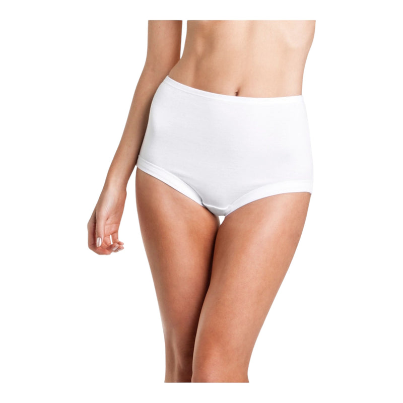 5 x Bonds Womens Cottontails Full Brief Underwear With Lycra White