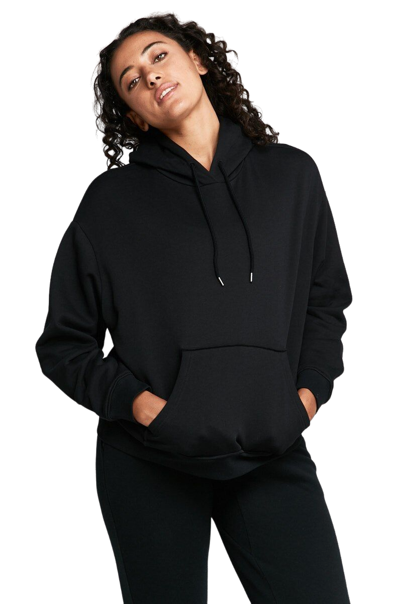 Womens Bonds Originals Cotton Hoodie Black