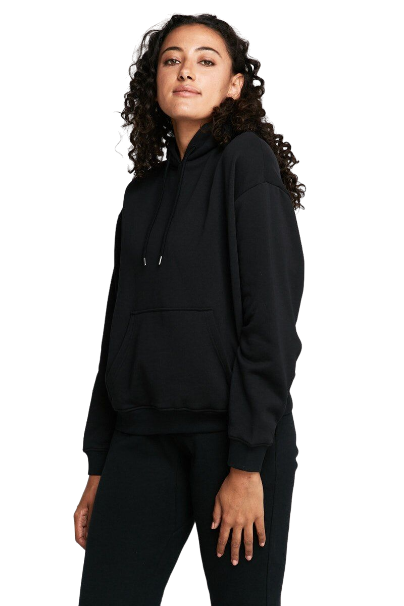 Bonds Womens Originals Pullover Hoodie Jacket Cotton Black