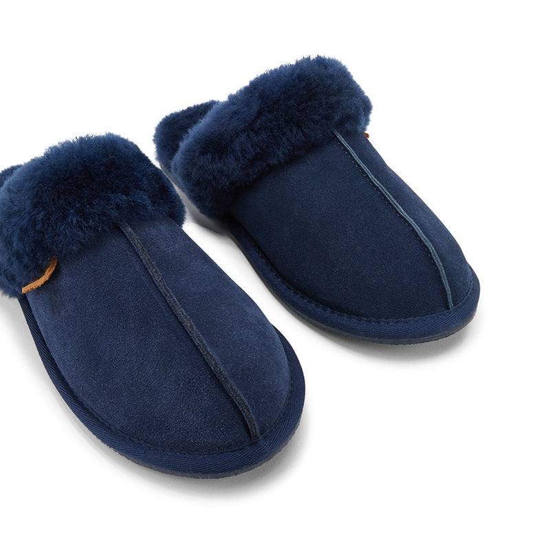 Womens Hush Puppies Cushy Slippers Warm Winter Slip On Shoes Midnight Suede