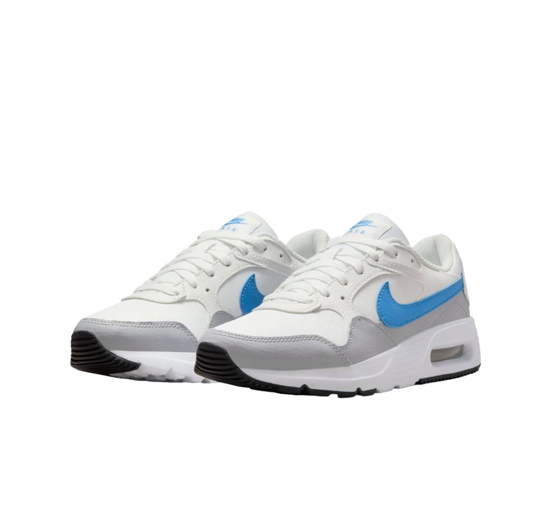 Womens Nike Air Max Sc White/ Grey/ Blue Athletic Shoes