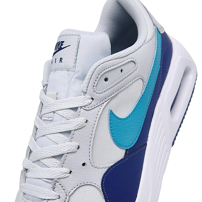 Mens Nike Air Max Sc Pure Platinum/ Deep Royal Blue Lightning Shoes