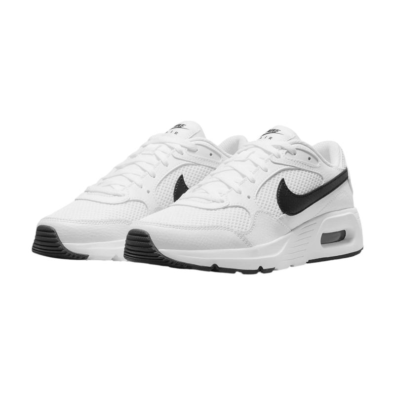 Unisex Kids Nike Air Max Sc White/ Black Athletic Shoes