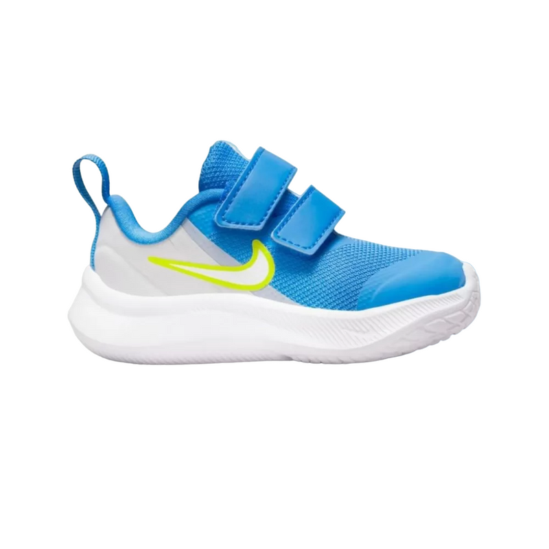 Kids Nike Star Runner 3 Tdv Grey Photo Blue Shoes