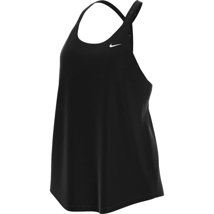 2 x Nike Womens Black/White Elastika Dry-Fit Tank Top