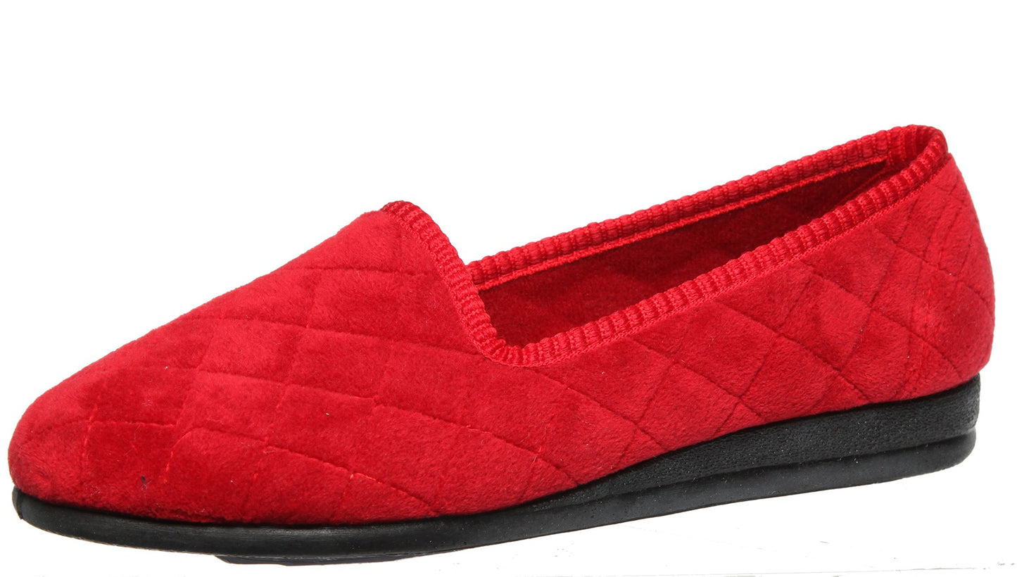 Womens Grosby Dawn Slippers Red