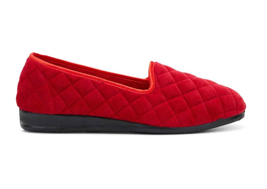 Womens Grosby Dawn Slippers Red