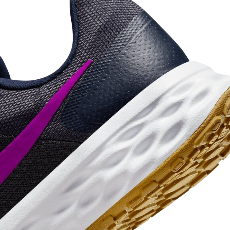 Mens Nike Revolution 6 Next Nature Anthracite Vivid Purple Running Shoes