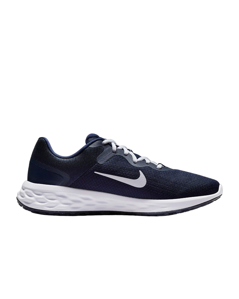 Mens Nike Revolution 6 Next Nature Midnight Navy/ White Athletic Running Shoes