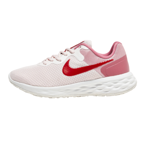 Womens Nike Revolution 6 Next Nature Pink/ Red Athletic Running Shoes