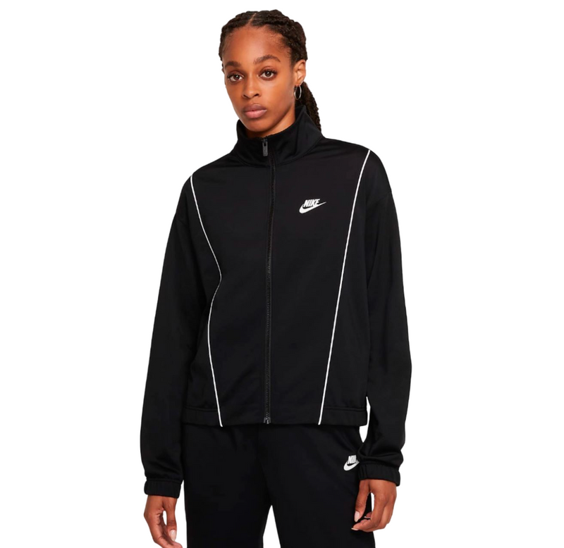 Womens Nike Essentials Black Sportswear Athletic Full Tracksuit