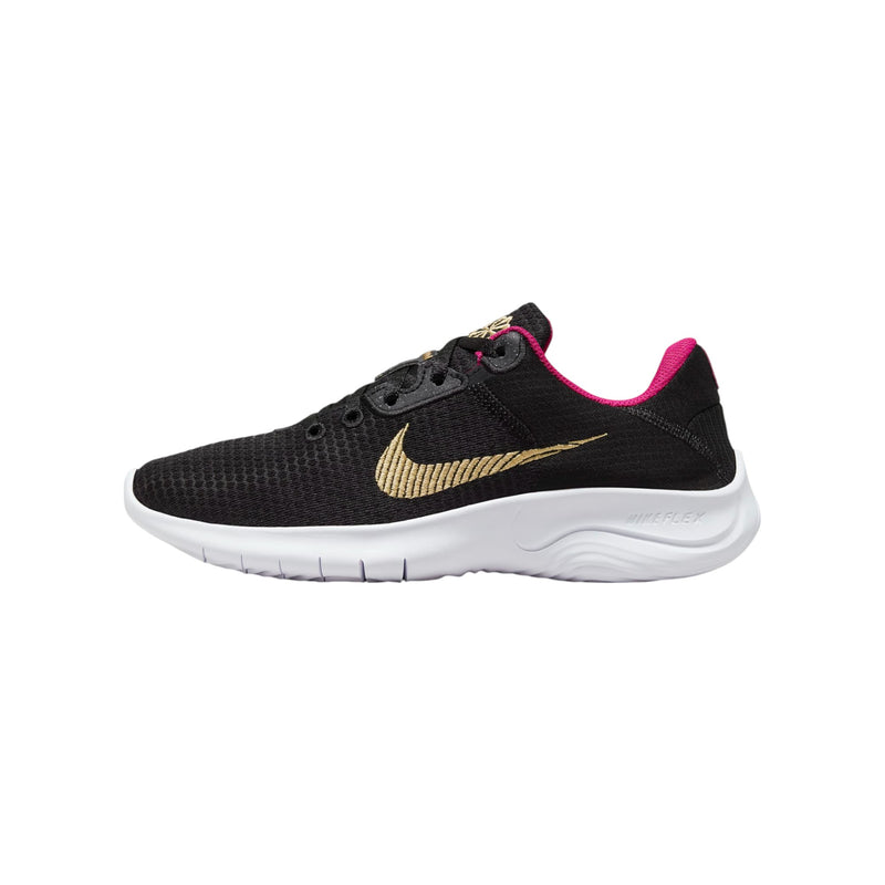 Womens Nike Flex Experience Run 11 Next Nature Black/ Gold Athletic Shoes