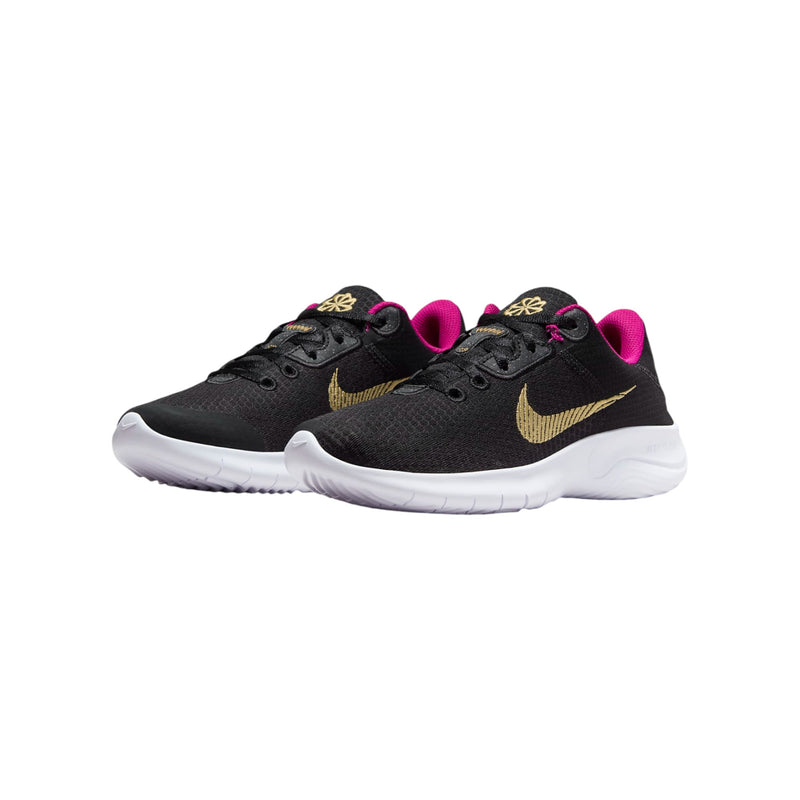 Womens Nike Flex Experience Run 11 Next Nature Black/ Gold Athletic Shoes